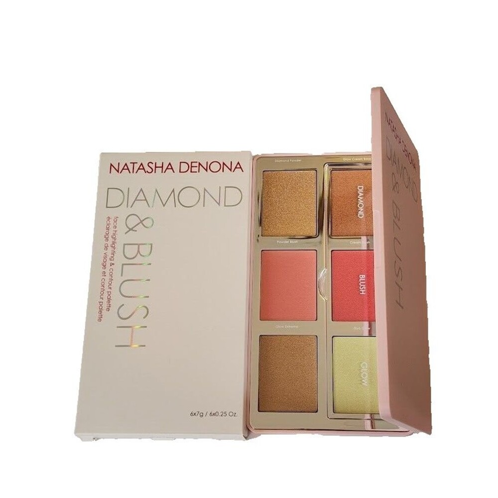 Natasha Denona Diamond & Blush Highlighting Palette Cream Powder Shade 02 Citrus